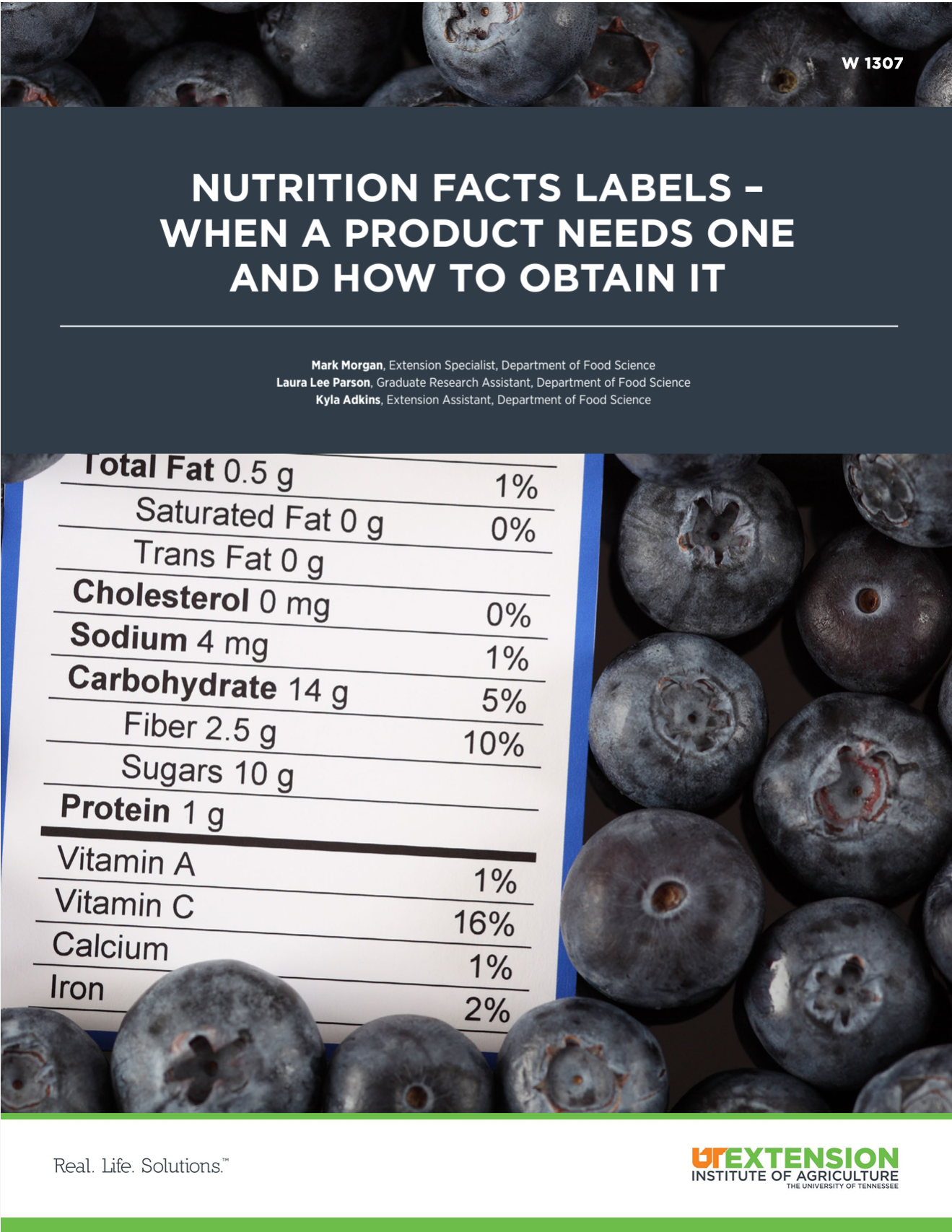 Spring Nutrition Bar Codes.pdf Food Science Extension | Department of Food Science